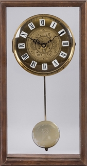 1980 US Olympic Hockey Team Gold Medal Winner Presentation Clock Presented To Craig Patrick 
